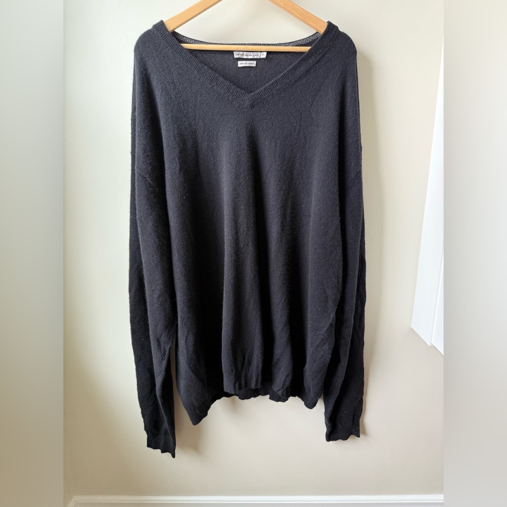 PETER MILLAR 100% Cashmere V‎ Neck Sweater Quiet Luxury Preppy Old Money 3X Tall